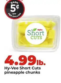 Hy-Vee Hy-Vee Short Cuts pineapple chunks offer