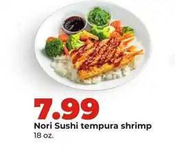 Hy-Vee Nori Sushi tempura shrimp offer