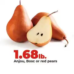 Hy-Vee Anjou, Bosc or red pears offer