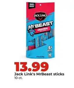 Hy-Vee Jack Link's MrBeast sticks offer