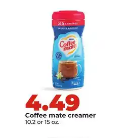 Hy-Vee Coffee mate creamer offer