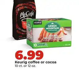 Hy-Vee Keurig coffee or cocoa offer