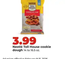 Hy-Vee Nestlé Toll House cookie dough offer