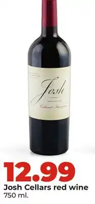 Hy-Vee Josh Cellars red wine offer