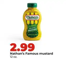 Hy-Vee Nathan's Famous mustard offer