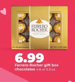 Hy-Vee Ferrero Rocher gift box chocolates offer
