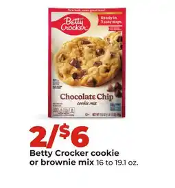 Hy-Vee Betty Crocker cookie or brownie mix offer