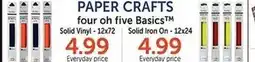 Hobby Lobby four oh five Basics offer