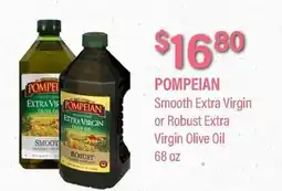 Commissary POMPEIAN Smooth Extra Virgin or Robust Extra Virgin Olive Oil offer