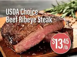 Commissary USDA Choice Beef Ribeye Steak offer