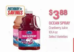 Commissary OCEAN SPRAY Cranberry Juice offer