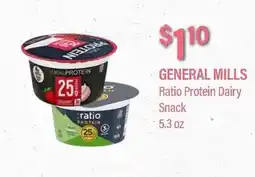 Commissary GENERAL MILLS Ratio Protein Dairy Snack offer