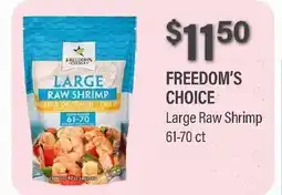 Commissary FREEDOM'S CHOICE Large Raw Shrimp offer