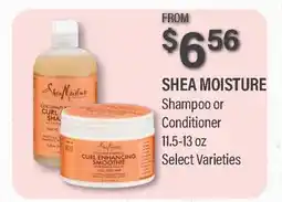 Commissary SHEA MOISTURE Shampoo or Conditioner offer