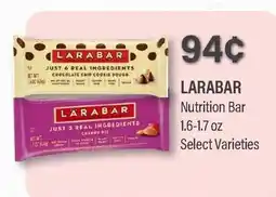 Commissary LARABAR Nutrition Bar offer