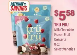 Commissary TRU FRU Milk Chocolate Frozen Fruit Desserts offer