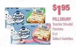 Commissary PILLSBURY Toaster Strudel Pastries offer