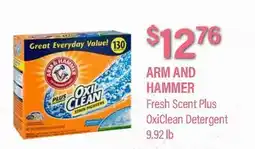 Commissary ARM AND HAMMER Fresh Scent Plus OxiClean Detergent offer