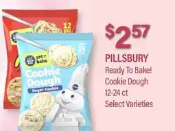 Commissary PILLSBURY Ready To Bake! Cookie Dough offer