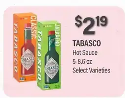 Commissary TABASCO Hot Sauce offer