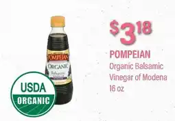 Commissary POMPEIAN Organic Balsamic Vinegar of Modena offer
