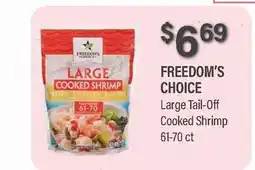 Commissary FREEDOM'S CHOICE Large Tail-Off Cooked Shrimp offer
