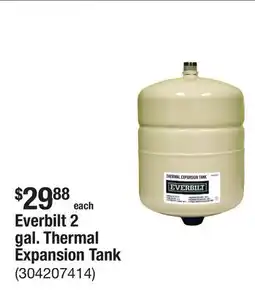 The Home Depot Everbilt 2 gal. Thermal Expansion Tank offer