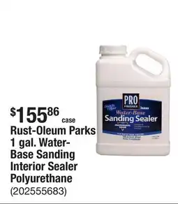 The Home Depot Rust-Oleum Parks 1 gal. Water-Base Sanding Interior Sealer Polyurethane offer