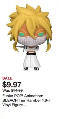 Game Stop Funko POP! Animation: BLEACH Tier Harribel 4.6-in Vinyl Figure GameStop Exclusive offer