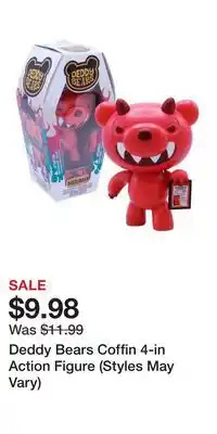 Game Stop Deddy Bears Coffin 4-in Action Figure (Styles May Vary) offer