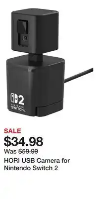 Game Stop HORI USB Camera for Nintendo Switch 2 offer