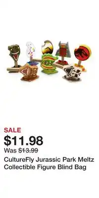 Game Stop CultureFly Jurassic Park Meltz Collectible Figure Blind Bag offer
