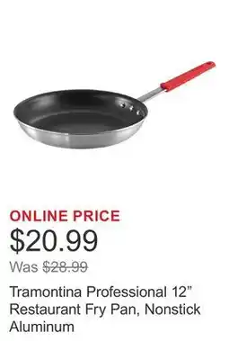 Costco Tramontina Professional 12 Restaurant Fry Pan, Nonstick Aluminum offer