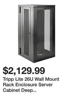 Office Depot Tripp Lite 26U Wall Mount Rack Enclosure Server Cabinet Deep Acrylic Window - - SRW26USDPG offer