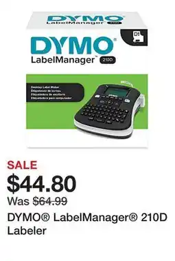 Office Depot DYMO LabelManager 210D Labeler offer