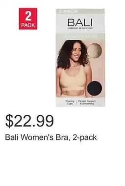 Costco Bali Women's Bra, 2-pack offer