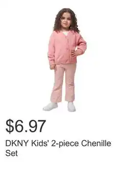 Costco DKNY Kids' 2-piece Chenille Set offer