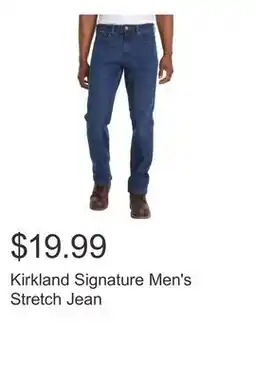 Costco Kirkland Signature Men's Stretch Jean offer