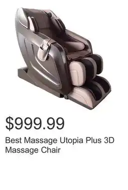 Costco Best Massage Utopia Plus 3D Massage Chair offer