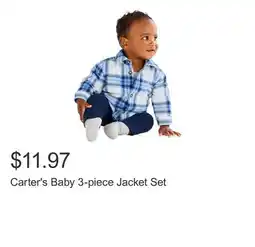 Costco Carter's Baby 3-piece Jacket Set offer