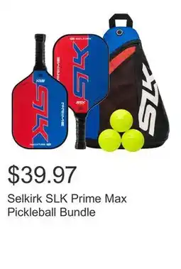 Costco Selkirk SLK Prime Max Pickleball Bundle offer