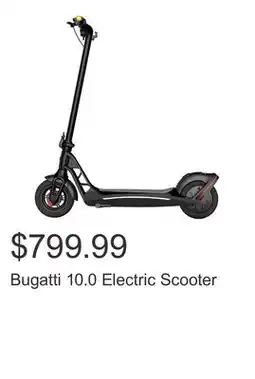 Costco Bugatti 10.0 Electric Scooter offer