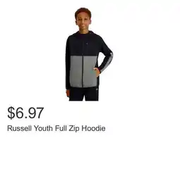 Costco Russell Youth Full Zip Hoodie offer