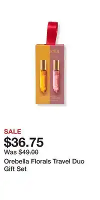 Ulta Beauty Orebella Florals Travel Duo Gift Set offer