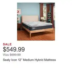 Costco Sealy Icon 12 Medium Hybrid Mattress offer