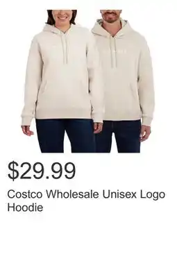 Costco Costco Wholesale Unisex Logo Hoodie offer