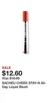 Ulta Beauty SACHEU CHEEK STAY-N All-Day Liquid Blush offer