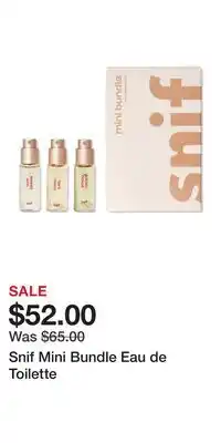 Ulta Beauty Snif Mini Bundle Eau de Toilette offer
