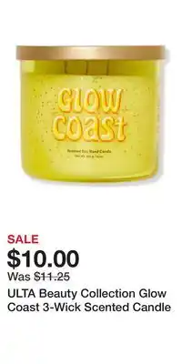 Ulta Beauty ULTA Beauty Collection Glow Coast 3-Wick Scented Candle offer
