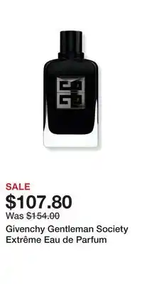 Ulta Beauty Givenchy Gentleman Society Extrême Eau de Parfum offer